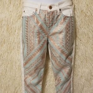 7 For All Mankind Malhia Kent White Jeans